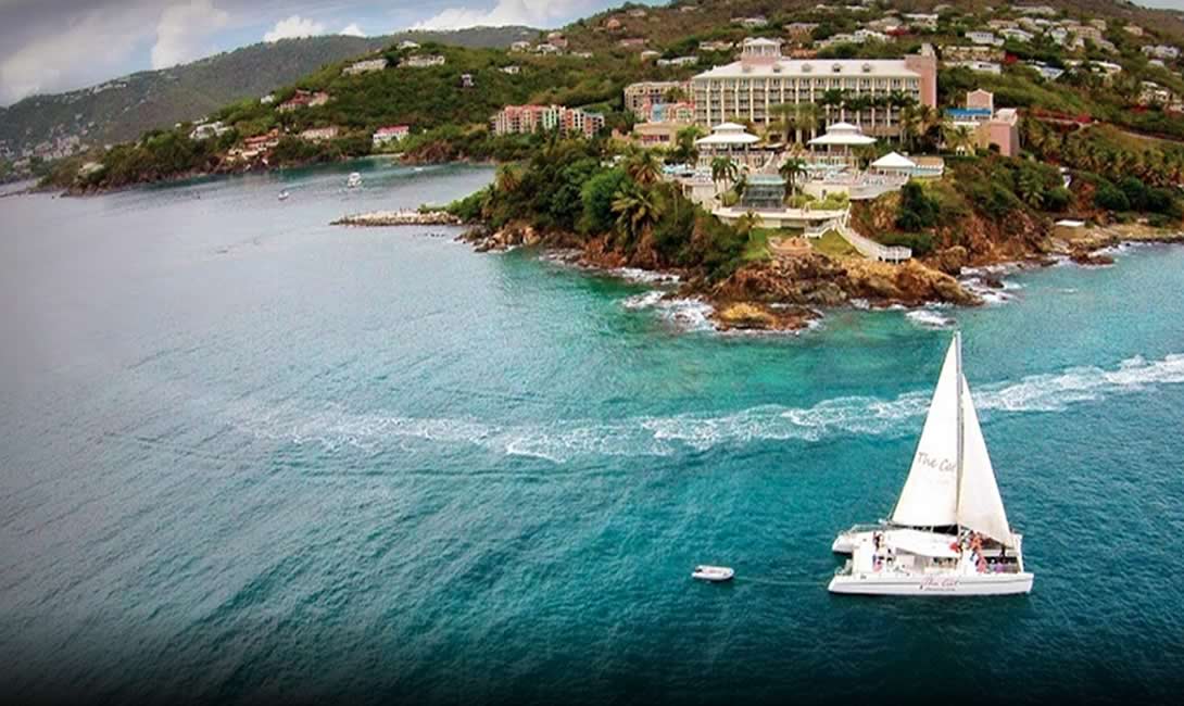 Welcome To The Vi Cat Catamaran Sailing Snorkel Dinner Sails In St Thomas Us Virgin Islands